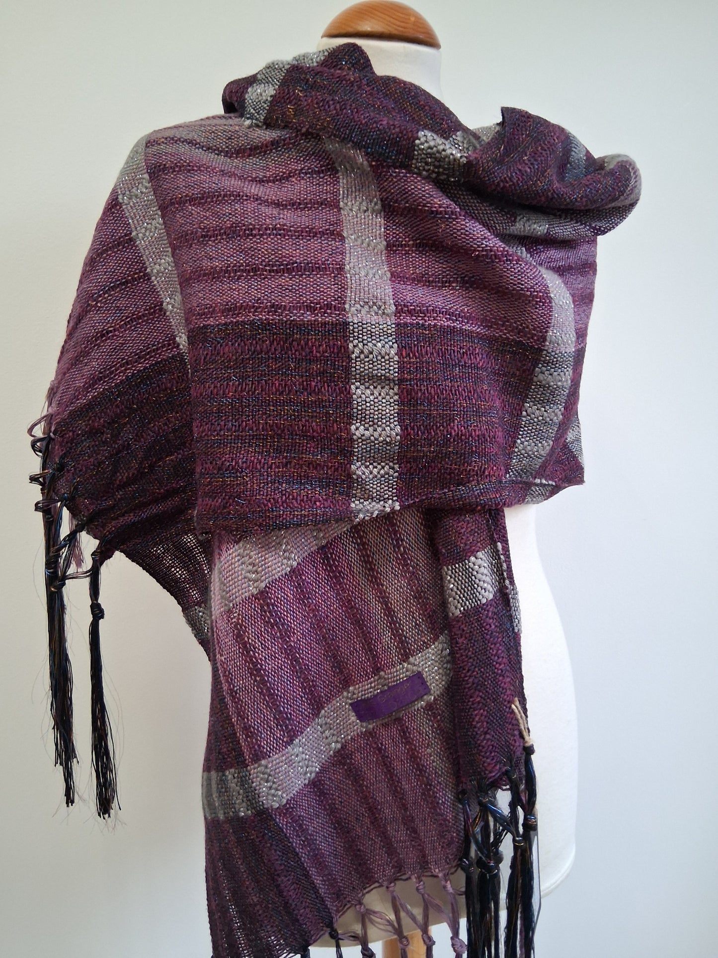 Deep Berry Silver Wrap