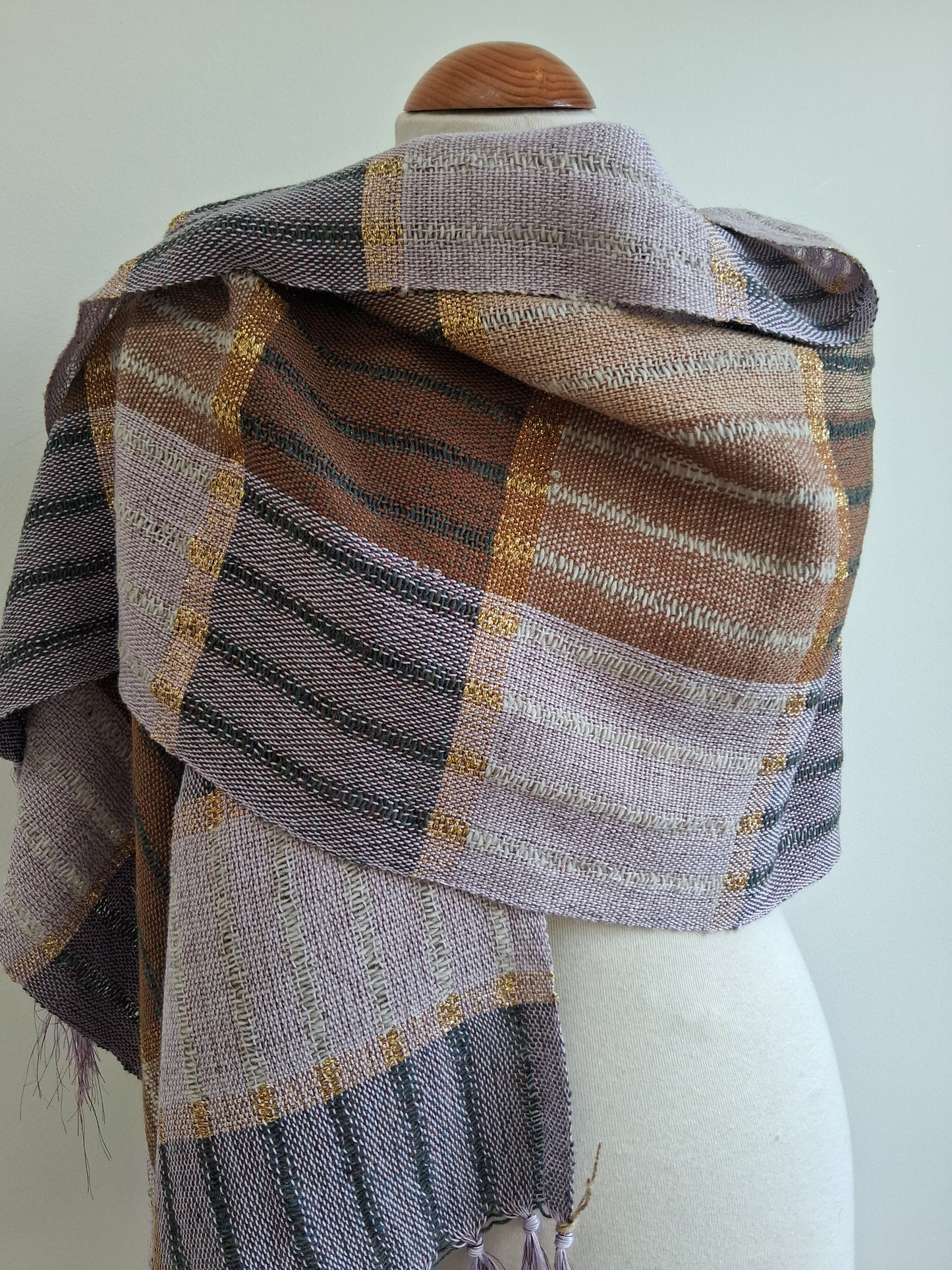 Golden Violet Mocha Wrap