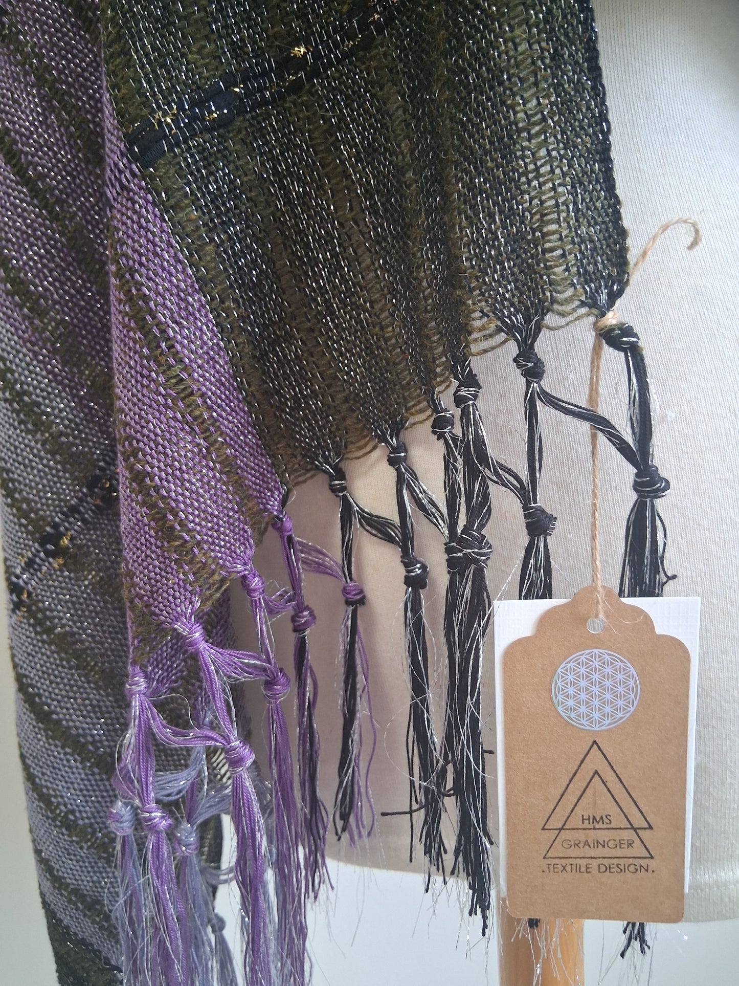 Irish Camouflage Violet Pashmina
