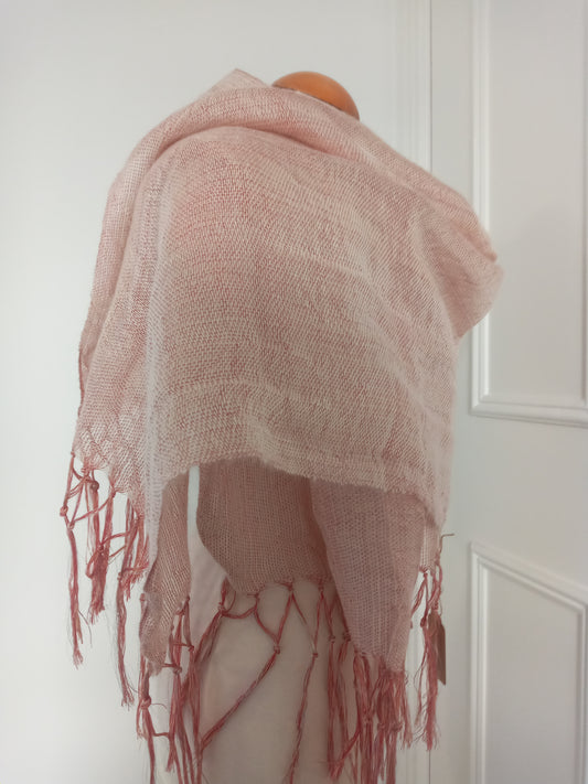 Delicate Pale Rose Voile