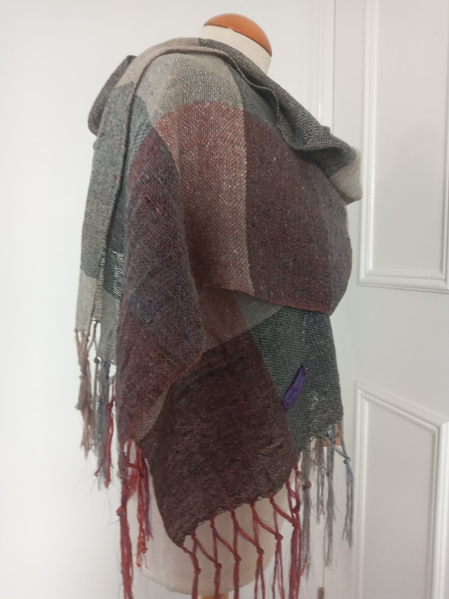 Ethnic Cubist Autumnal Scarf