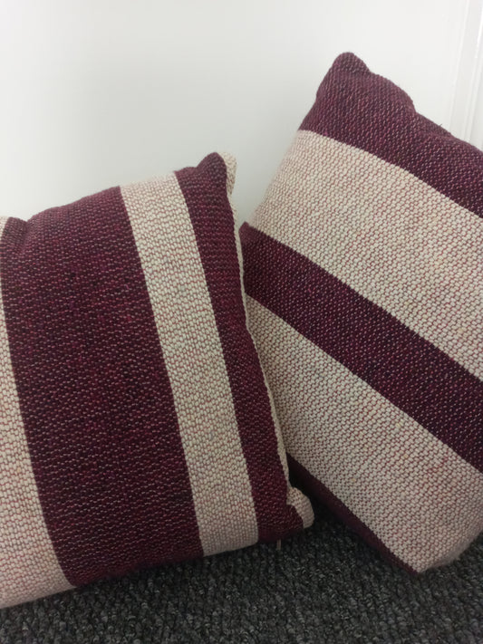 Burgundy Glitter Cushion