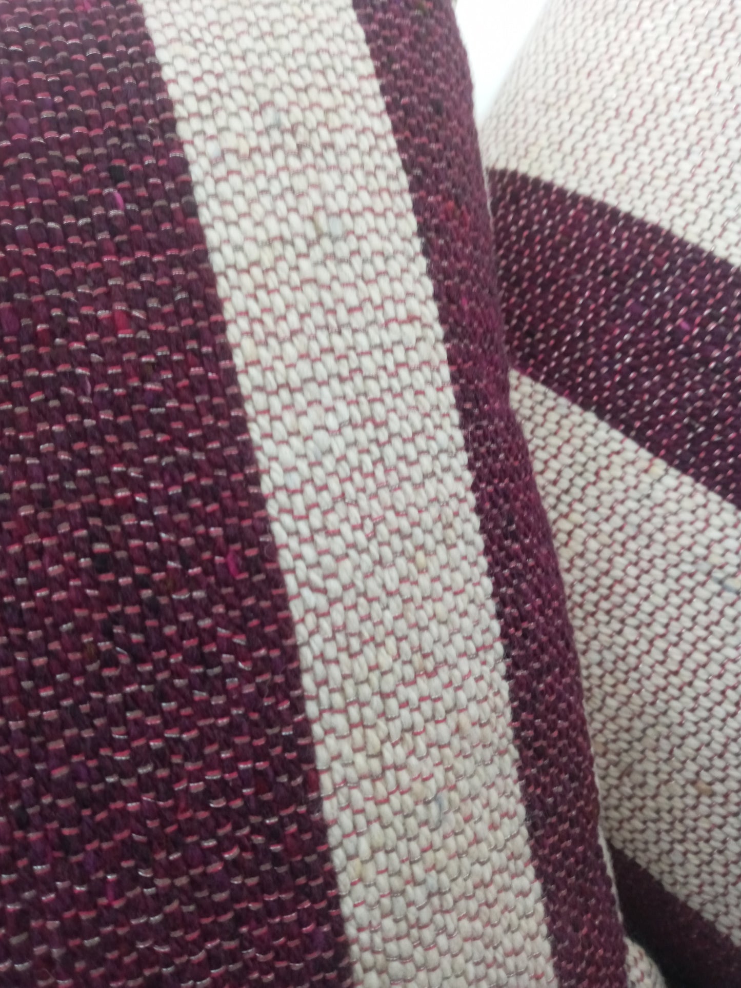 Burgundy Glitter Cushion