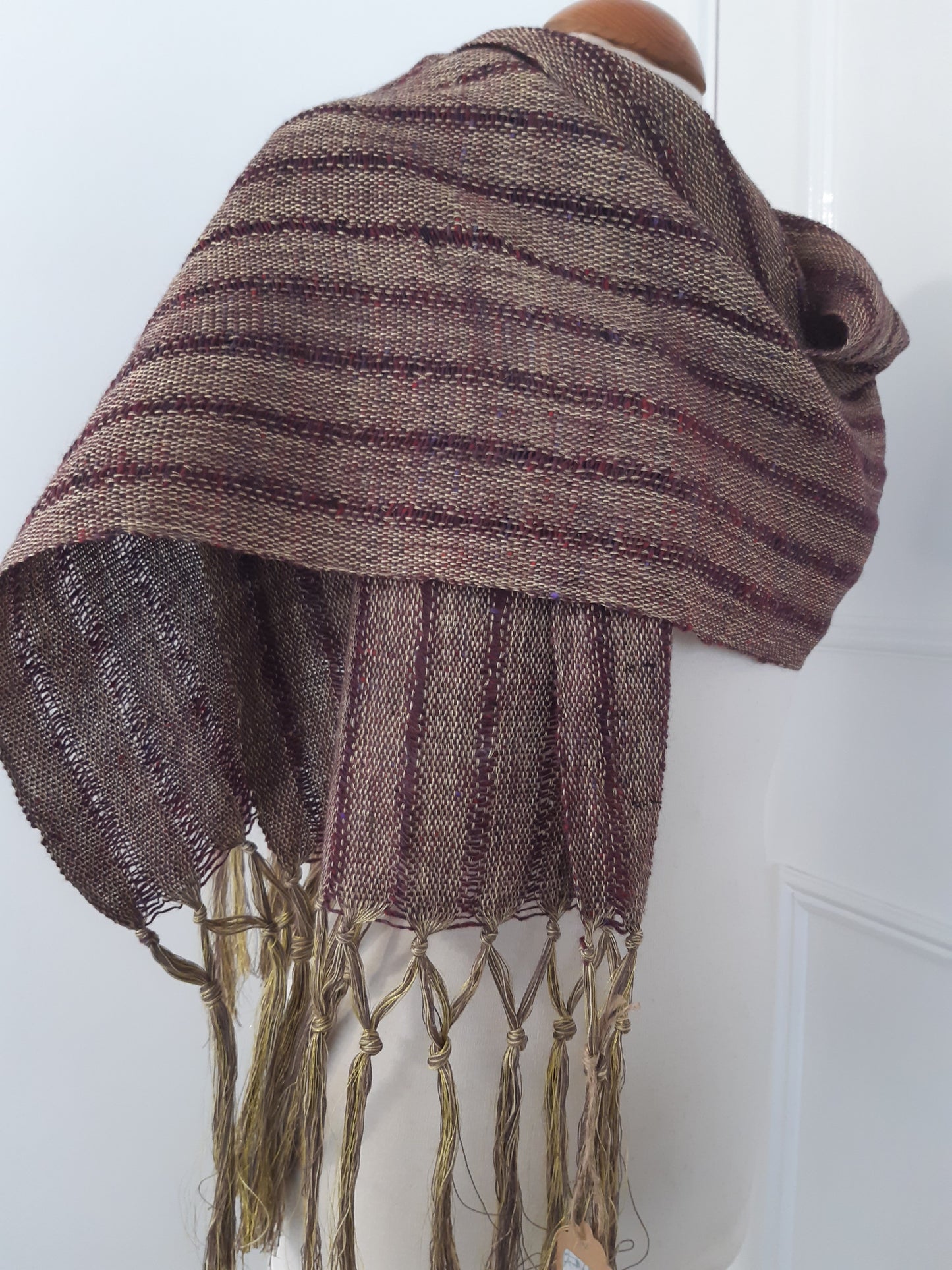 Earthy Bronze Gold Scarf