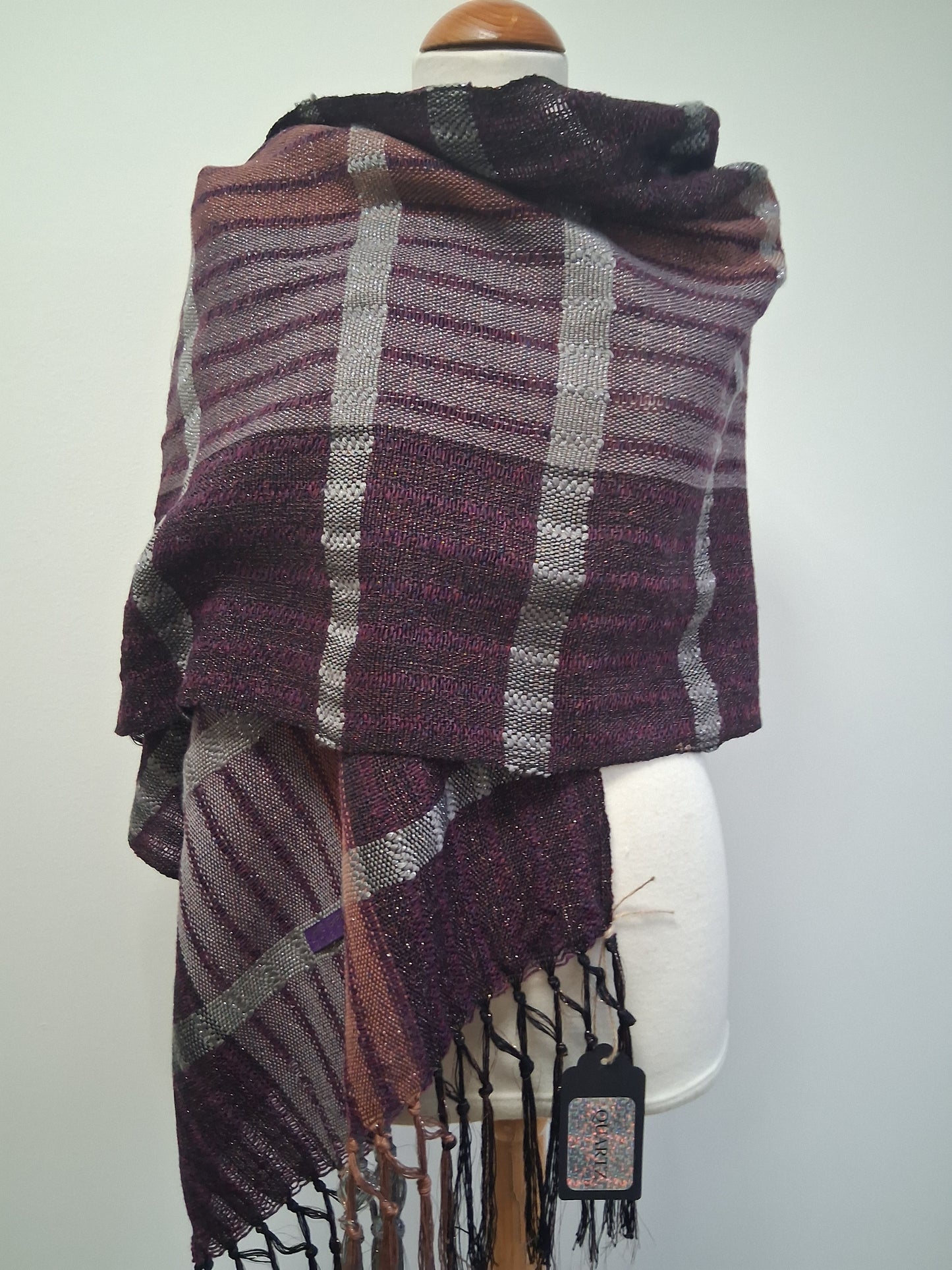 Mocha Mulberry Silver Wrap