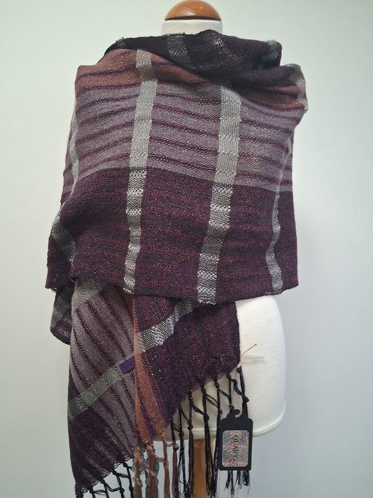 Mocha Mulberry Silver Wrap