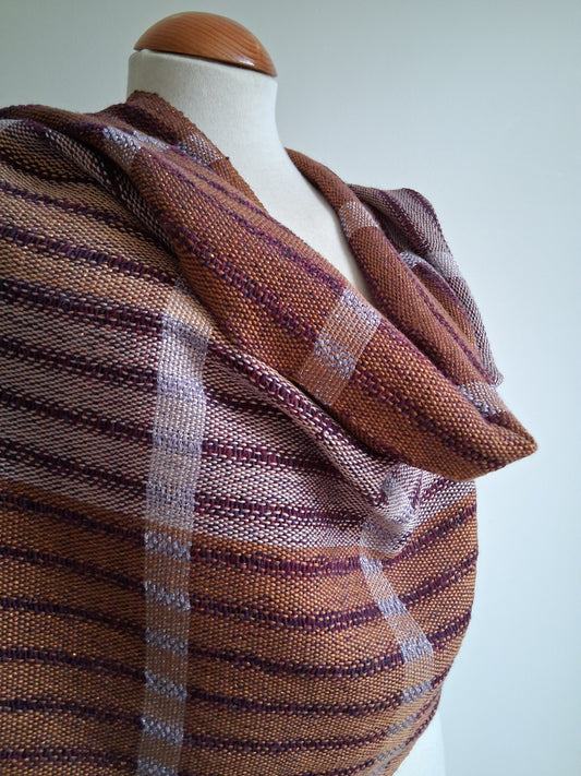 Amythest Irish Heather Pashmina