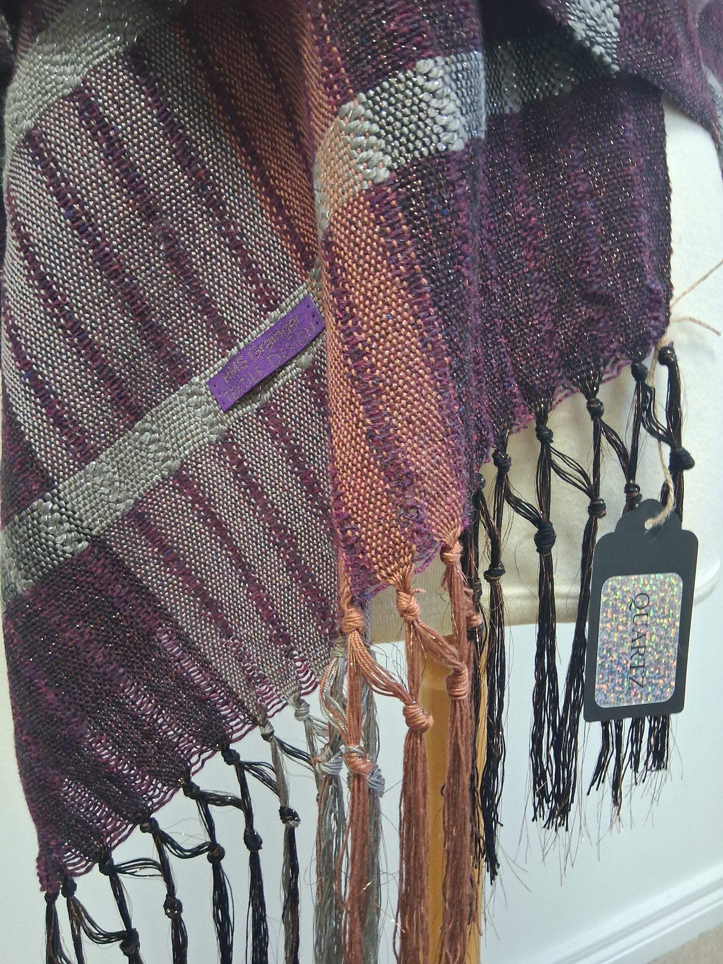 Mocha Mulberry Silver Wrap