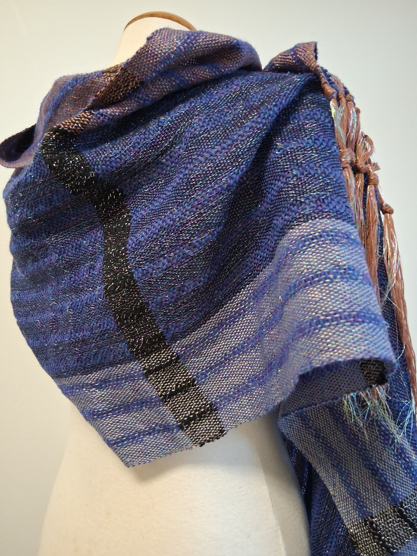 Navy Twist Opulent Wrap