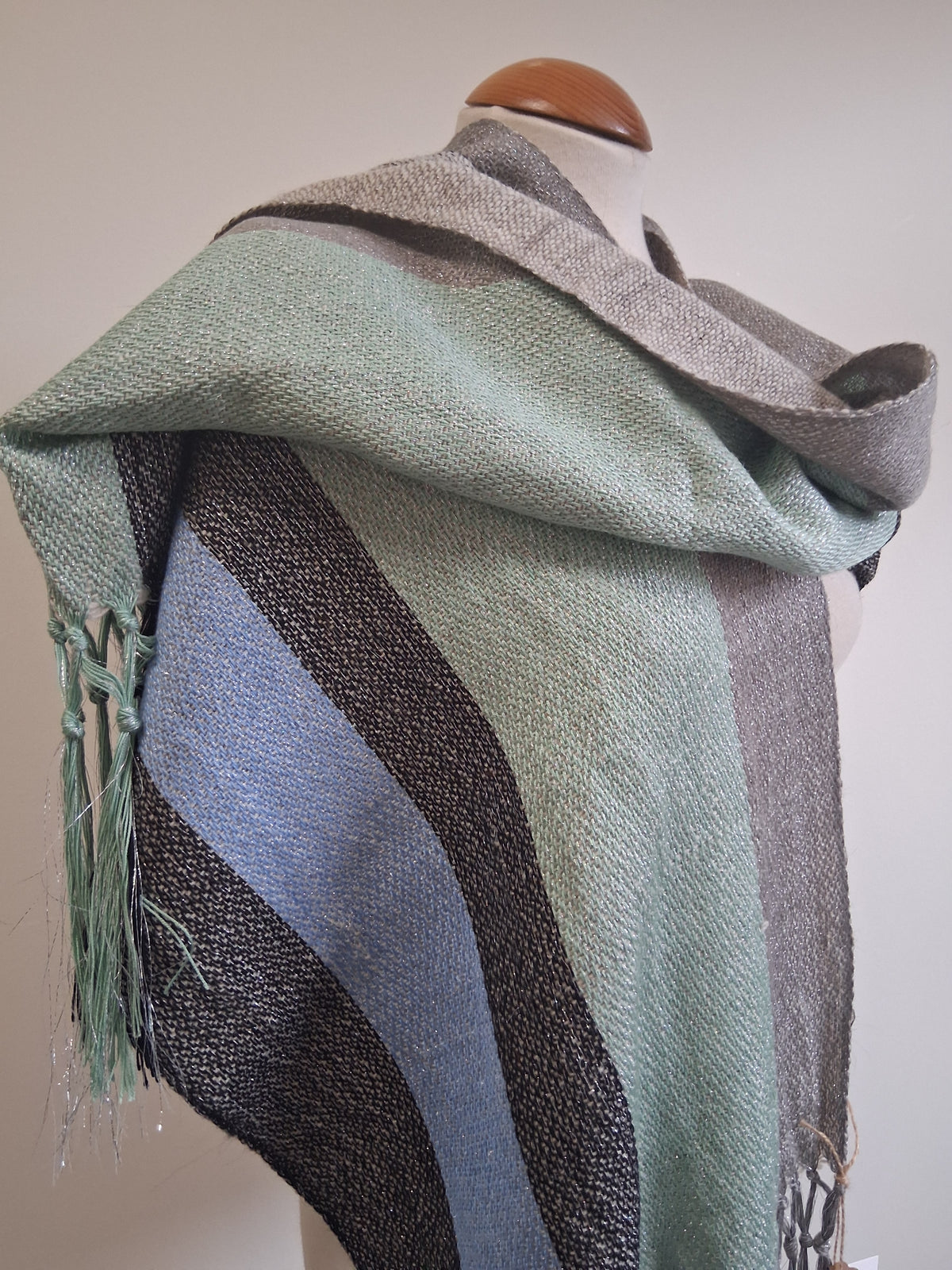 Irish Silver Mint Scarf