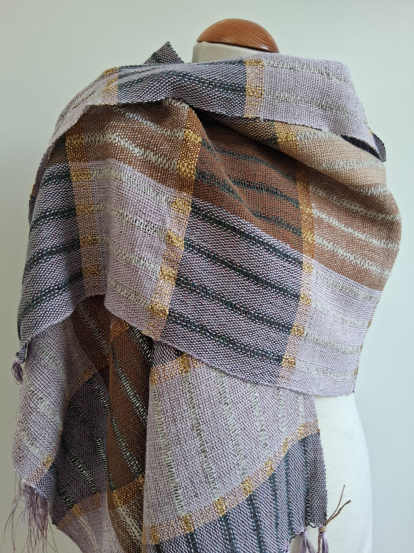 Golden Violet Mocha Wrap