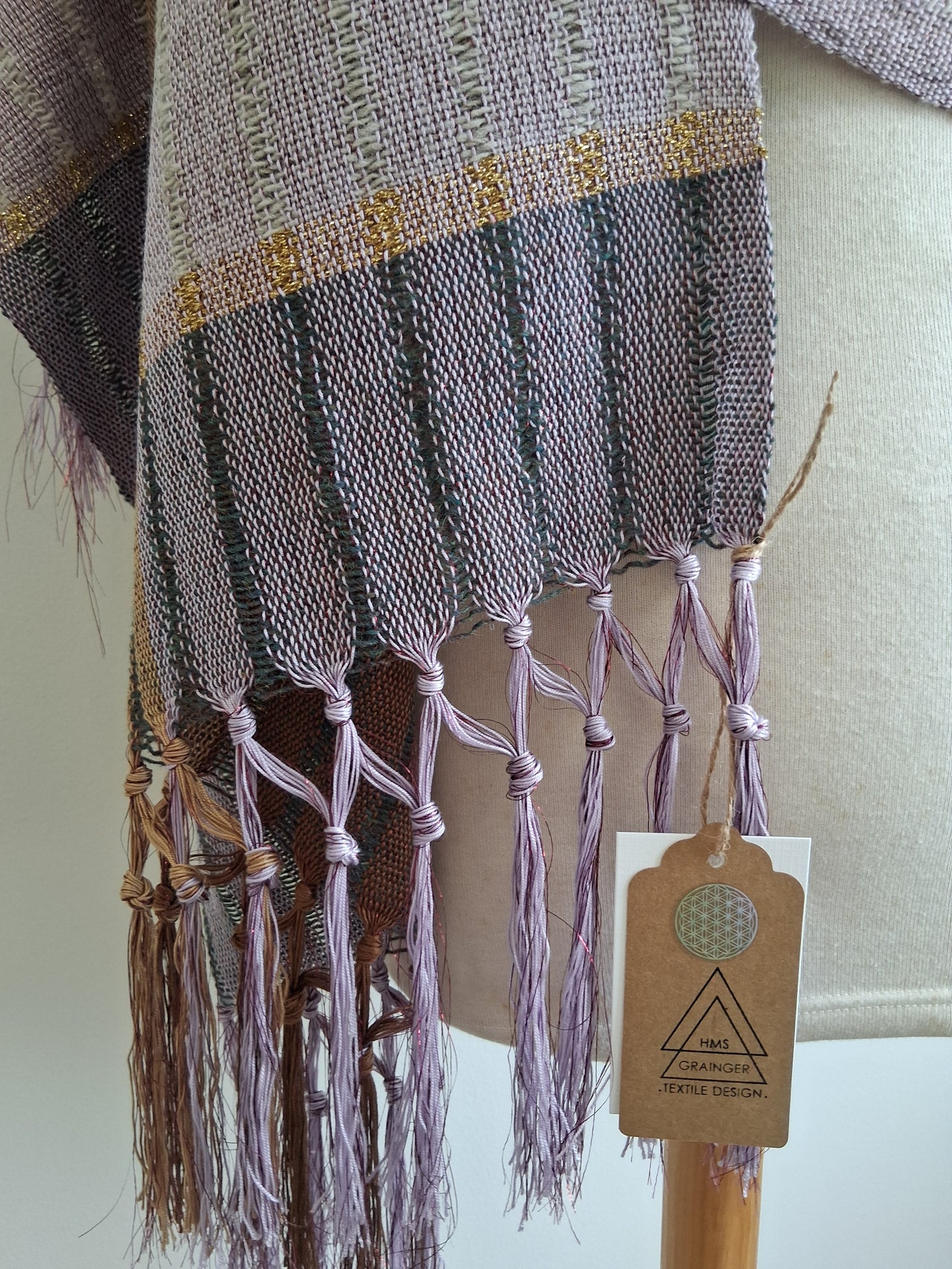 Golden Violet Mocha Wrap
