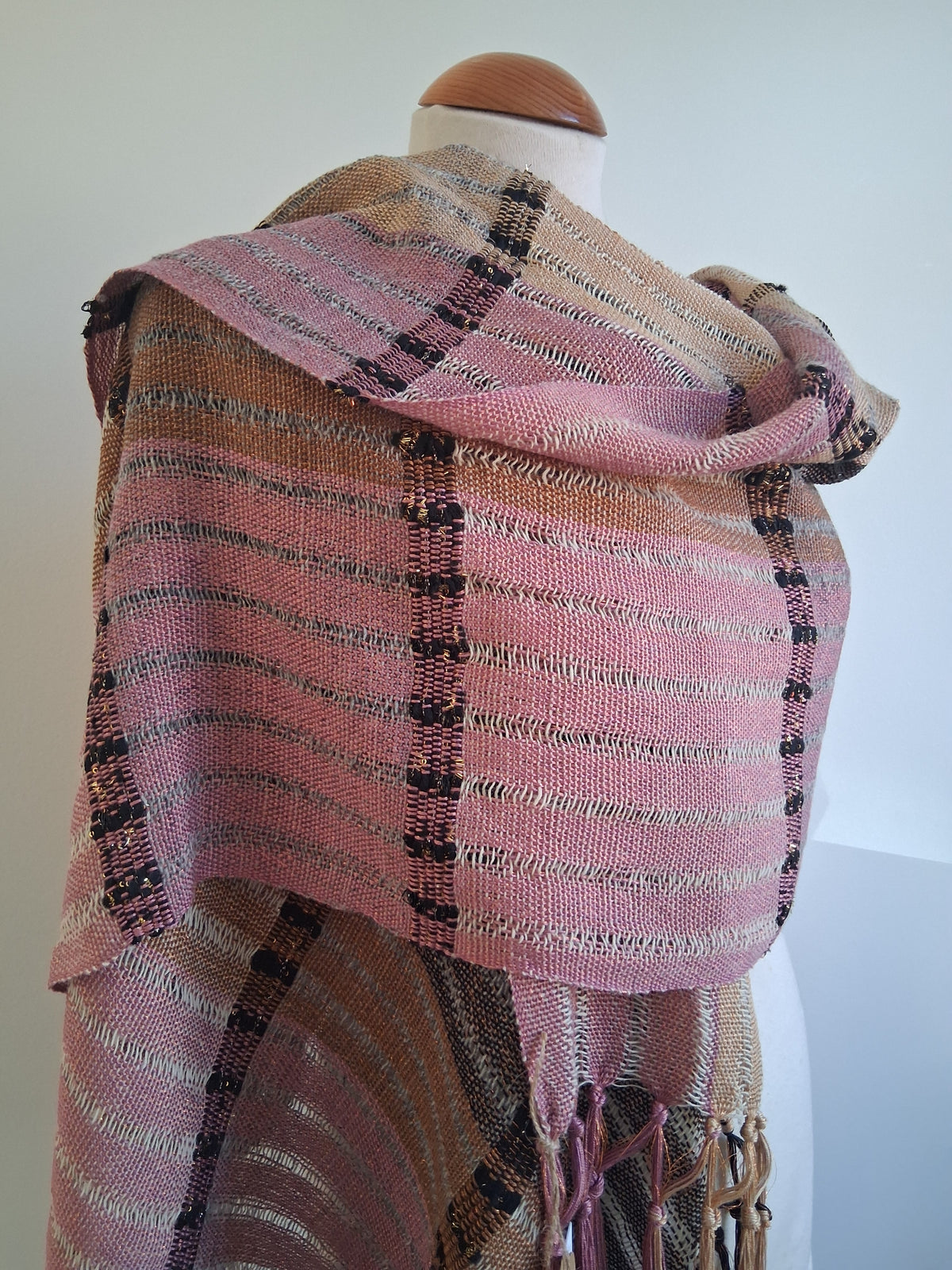 Rose Gold Caramel Pashmina