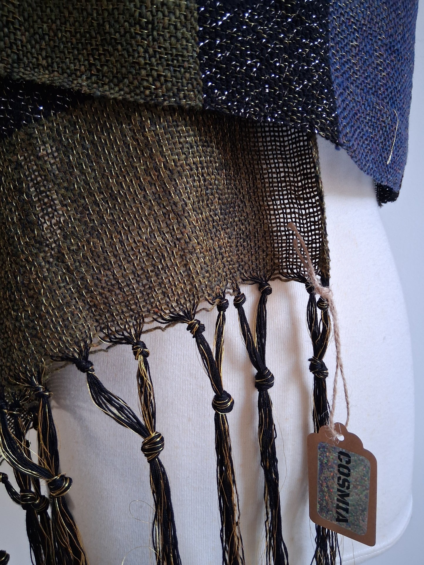 Cosmia Navy Khaki Wrap