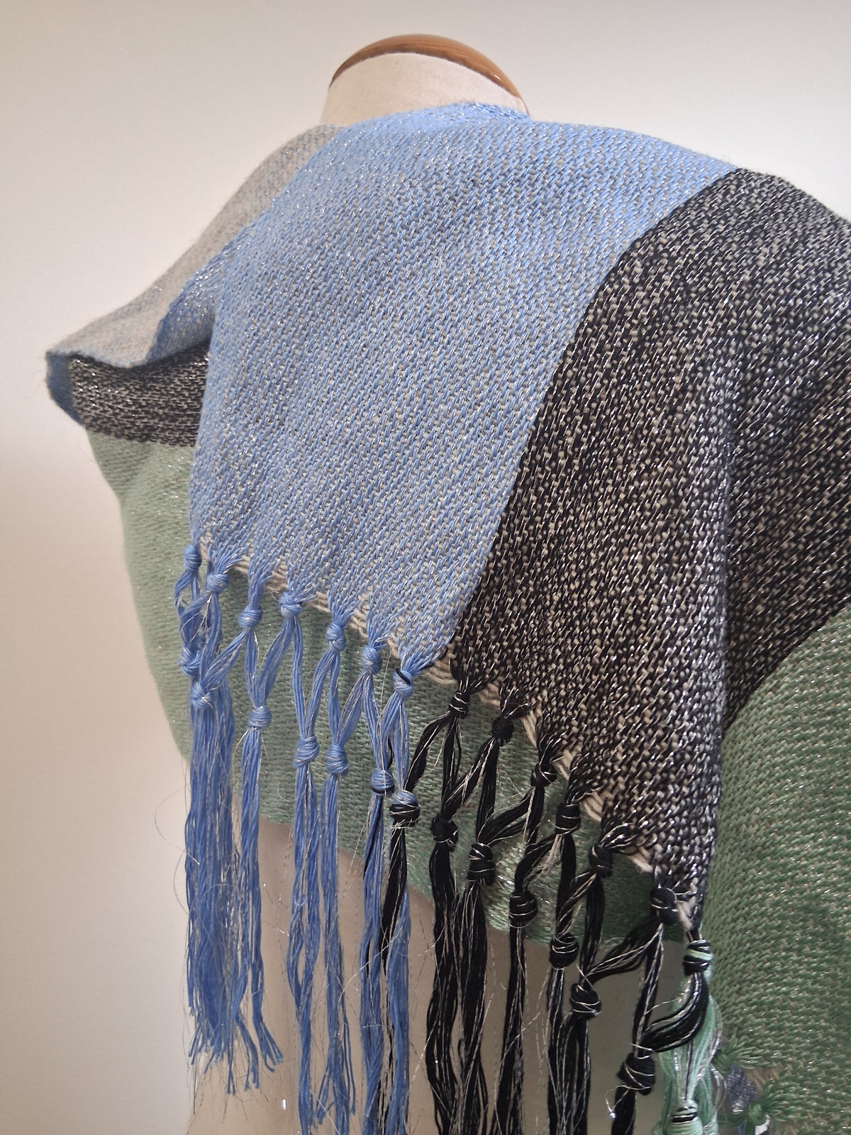 Irish Silver Aqua Mint Scarf