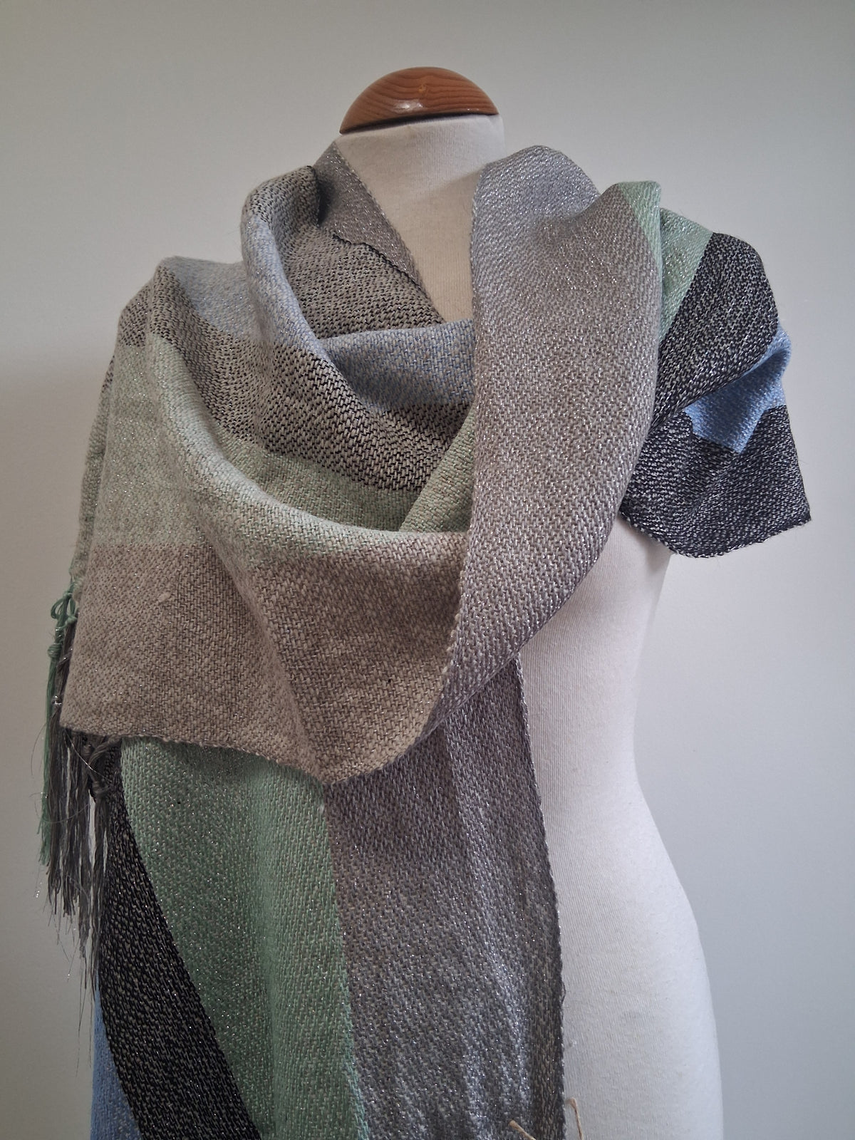 Irish Silver Mint Scarf