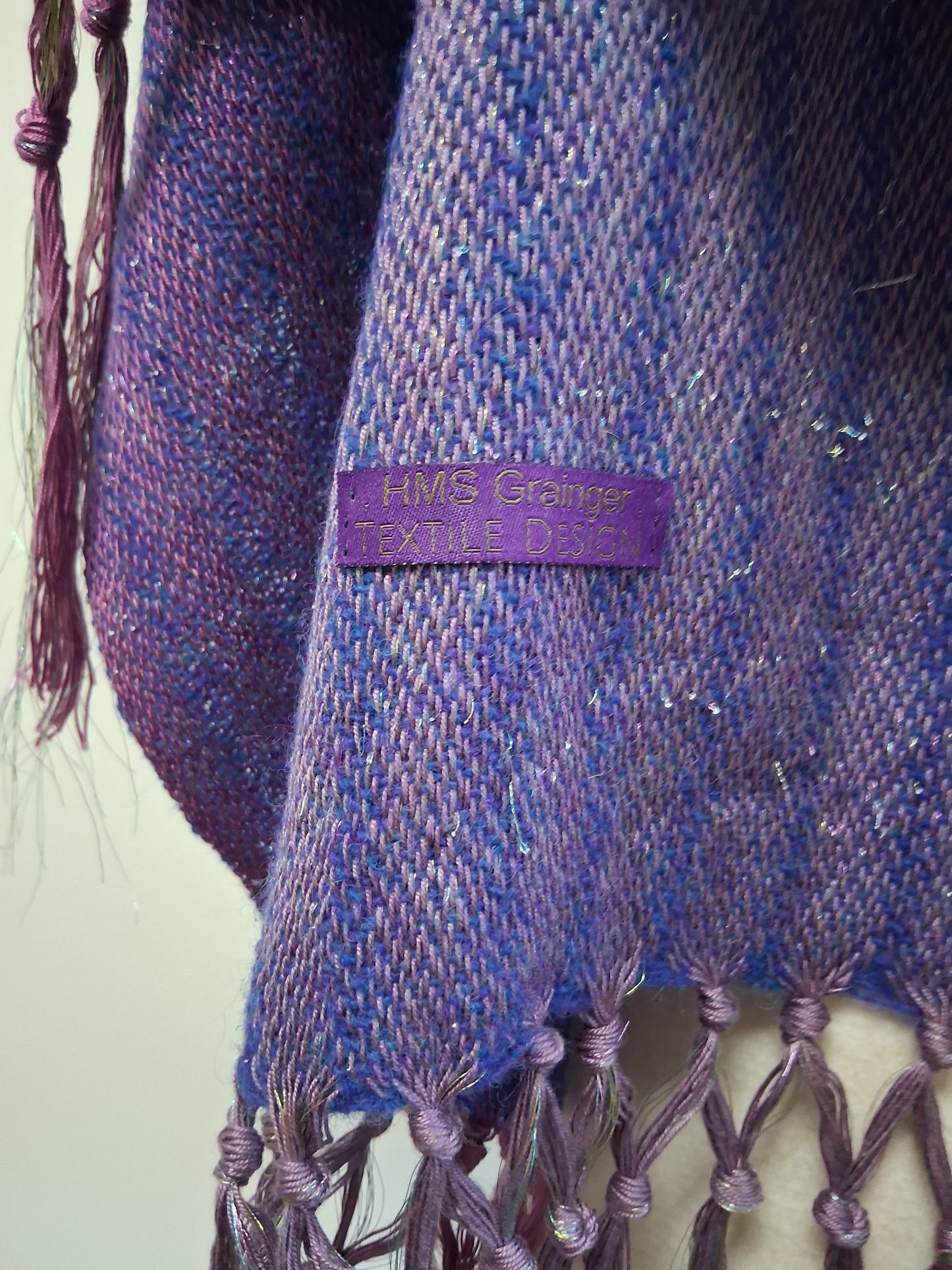 Donegal Navy Rose Wrap