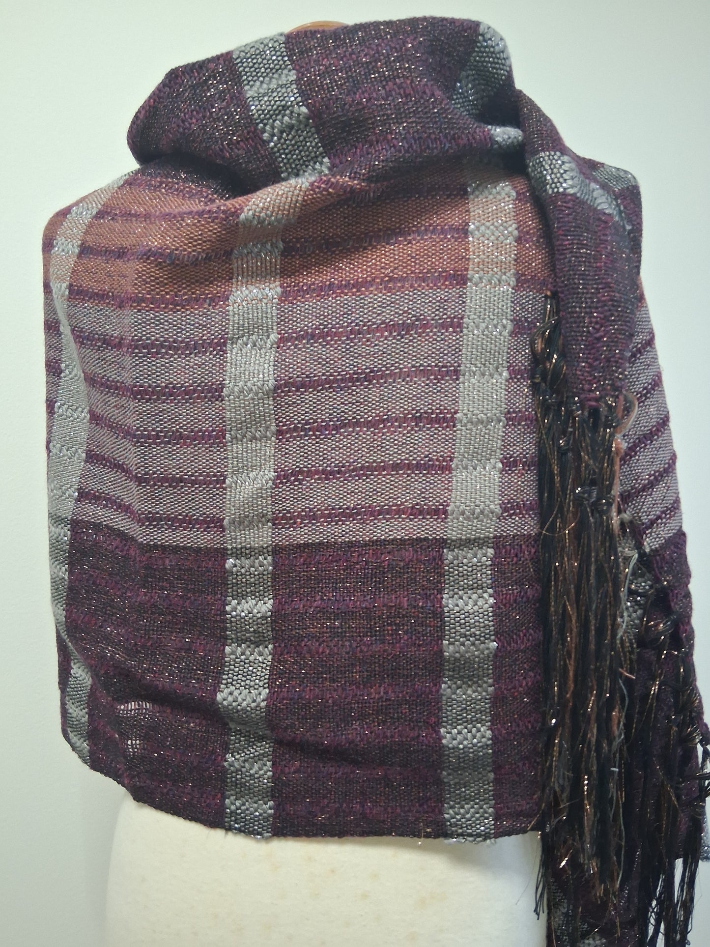 Mocha Mulberry Silver Wrap