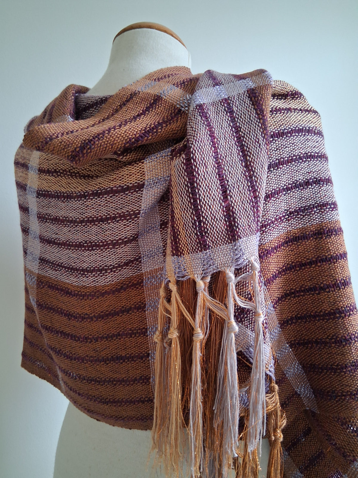 Amythest Irish Heather Pashmina