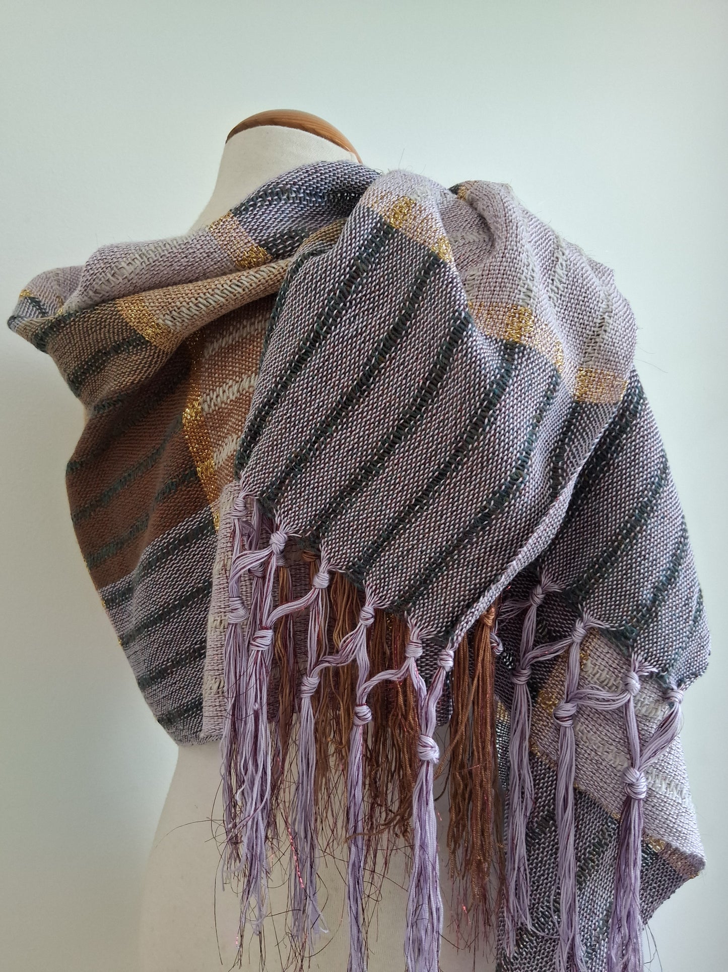 Golden Violet Mocha Wrap