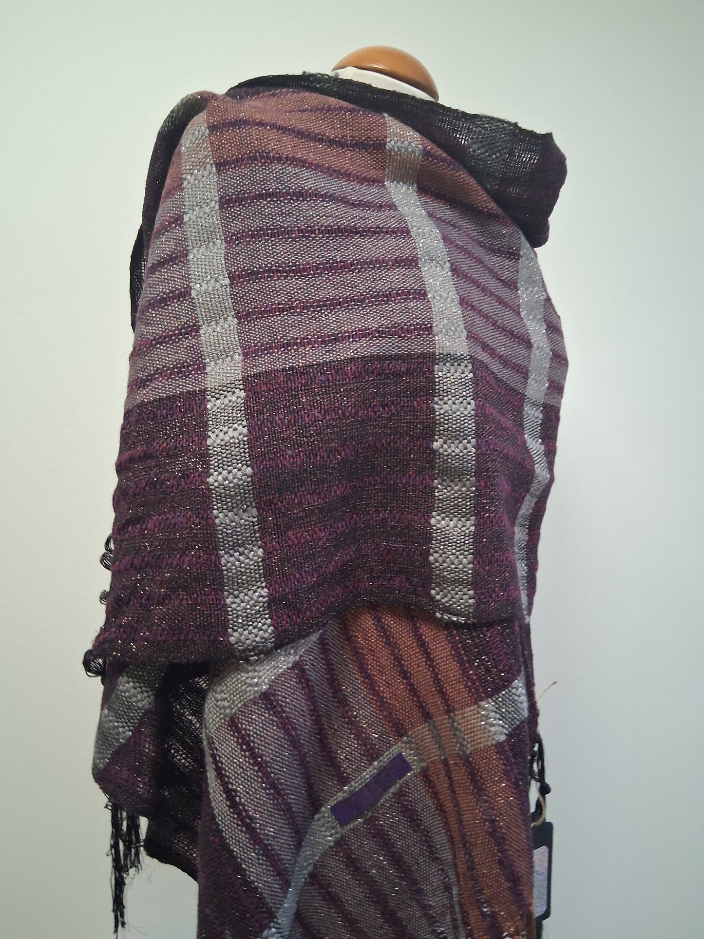 Mocha Mulberry Silver Wrap