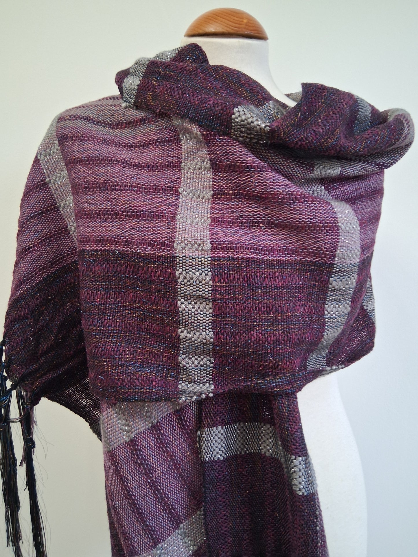 Deep Berry Silver Wrap