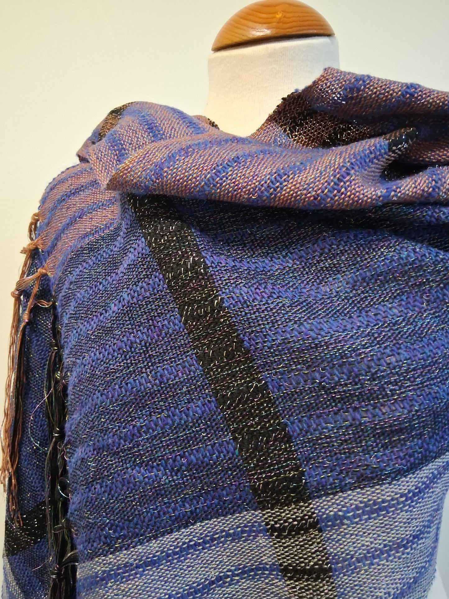 Navy Twist Opulent Wrap