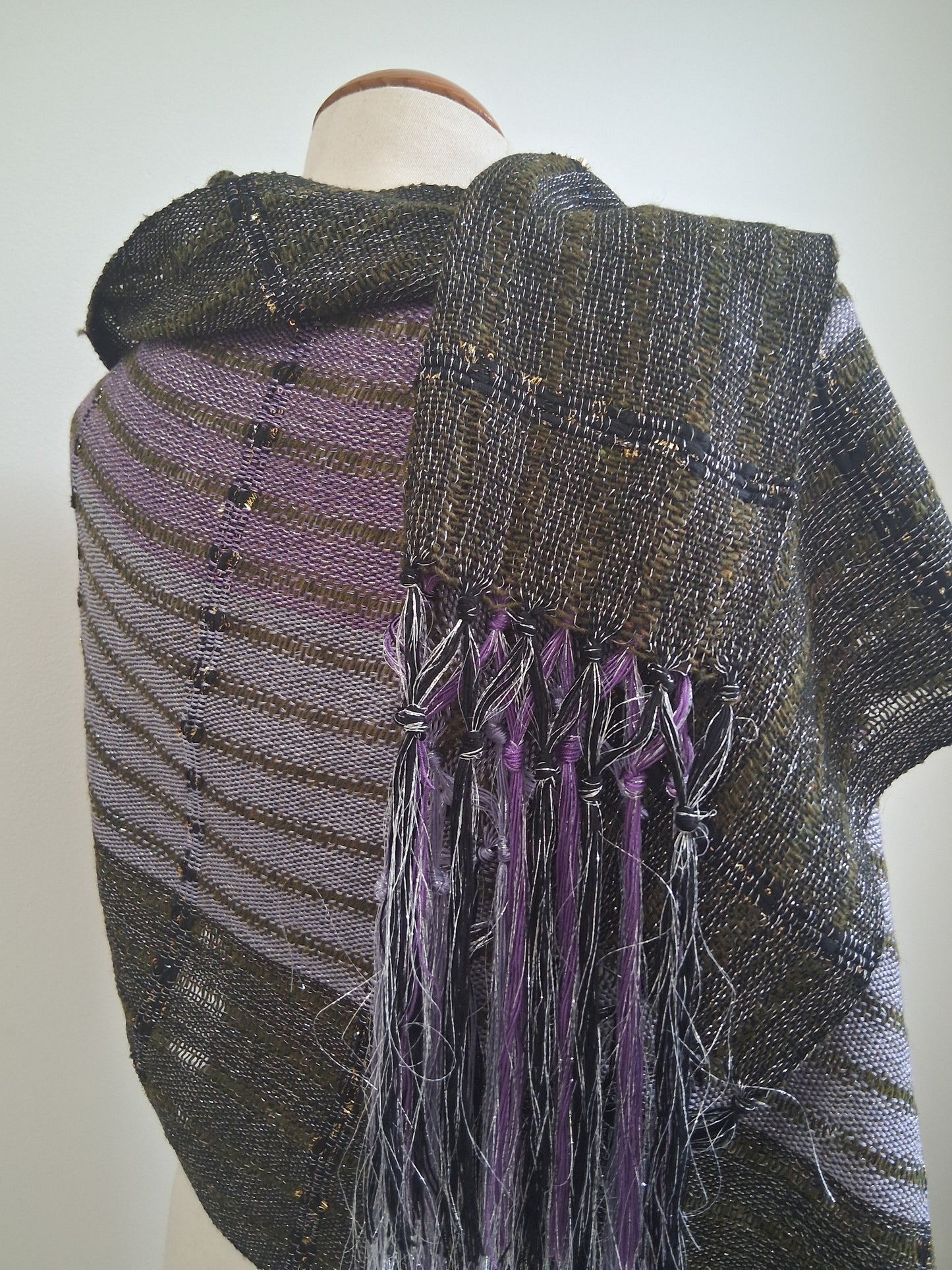 Irish Camouflage Violet Pashmina