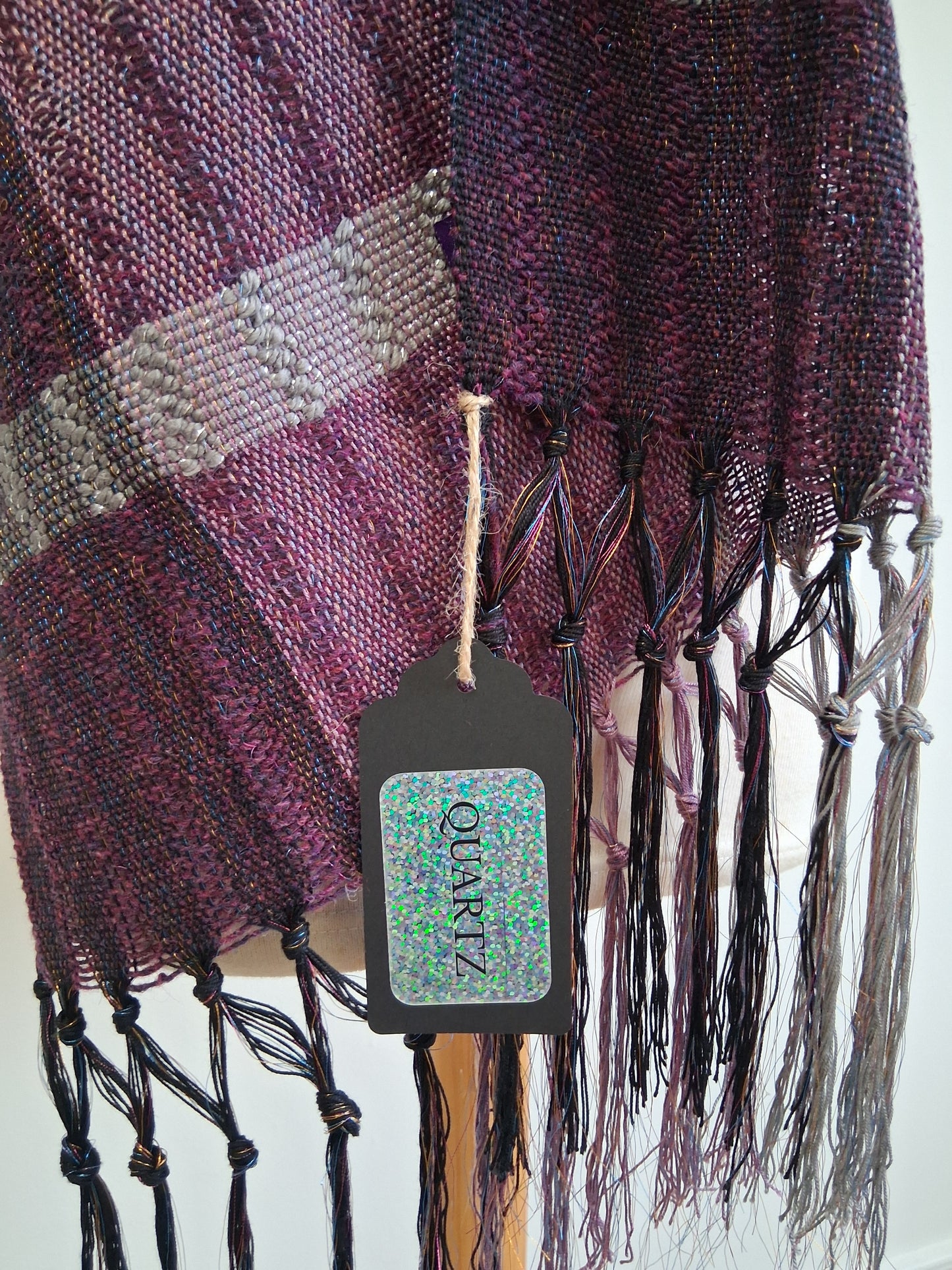 Deep Berry Silver Wrap