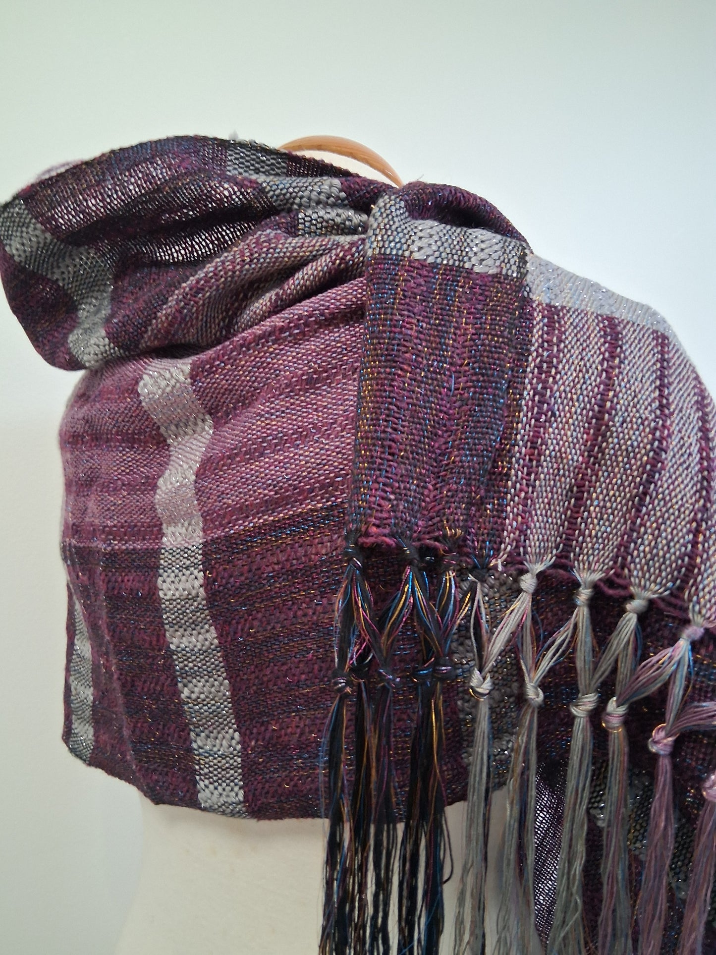 Deep Berry Silver Wrap