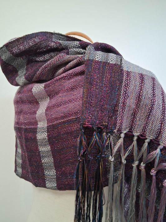 Deep Berry Silver Wrap