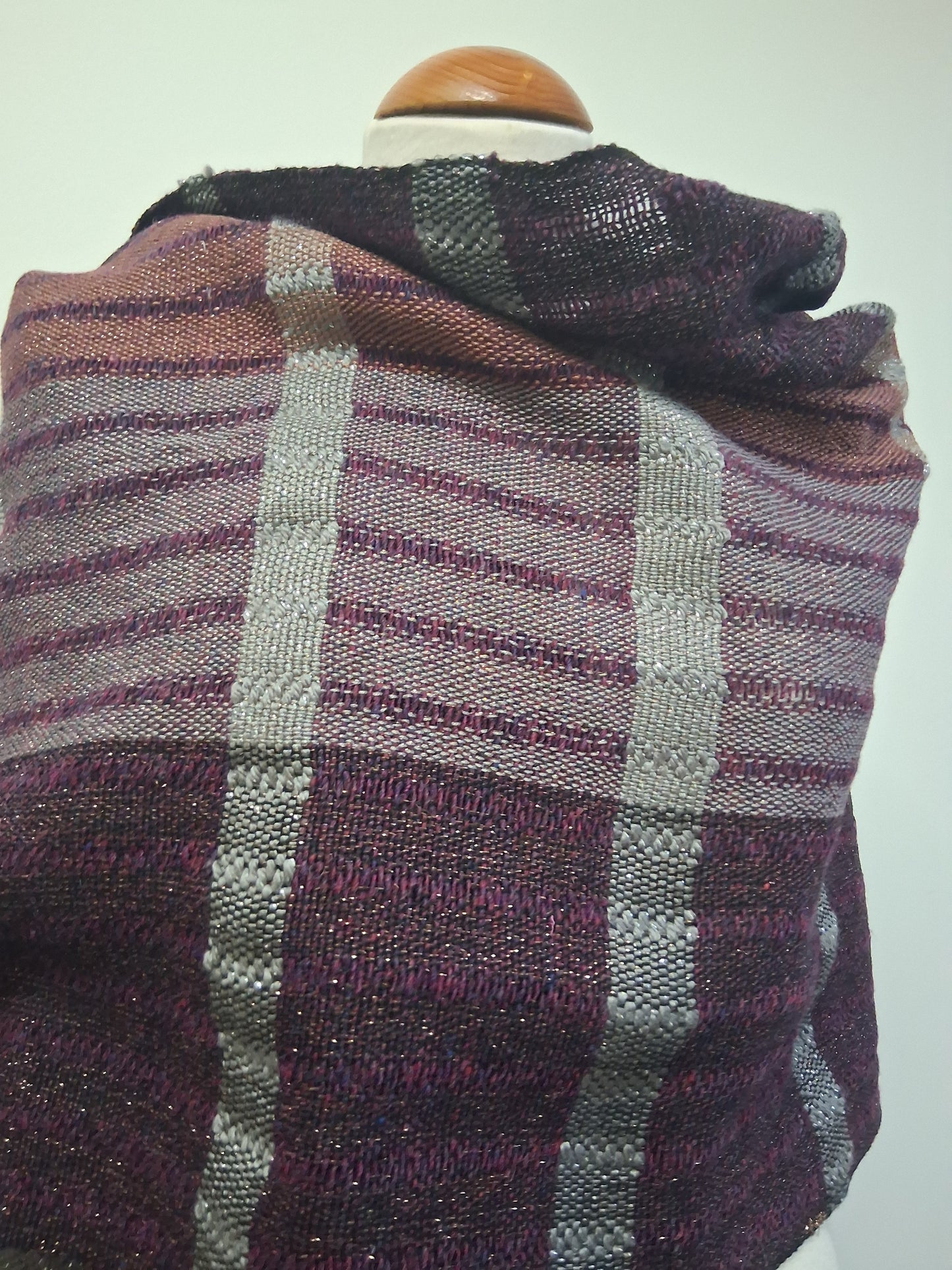 Mocha Mulberry Silver Wrap