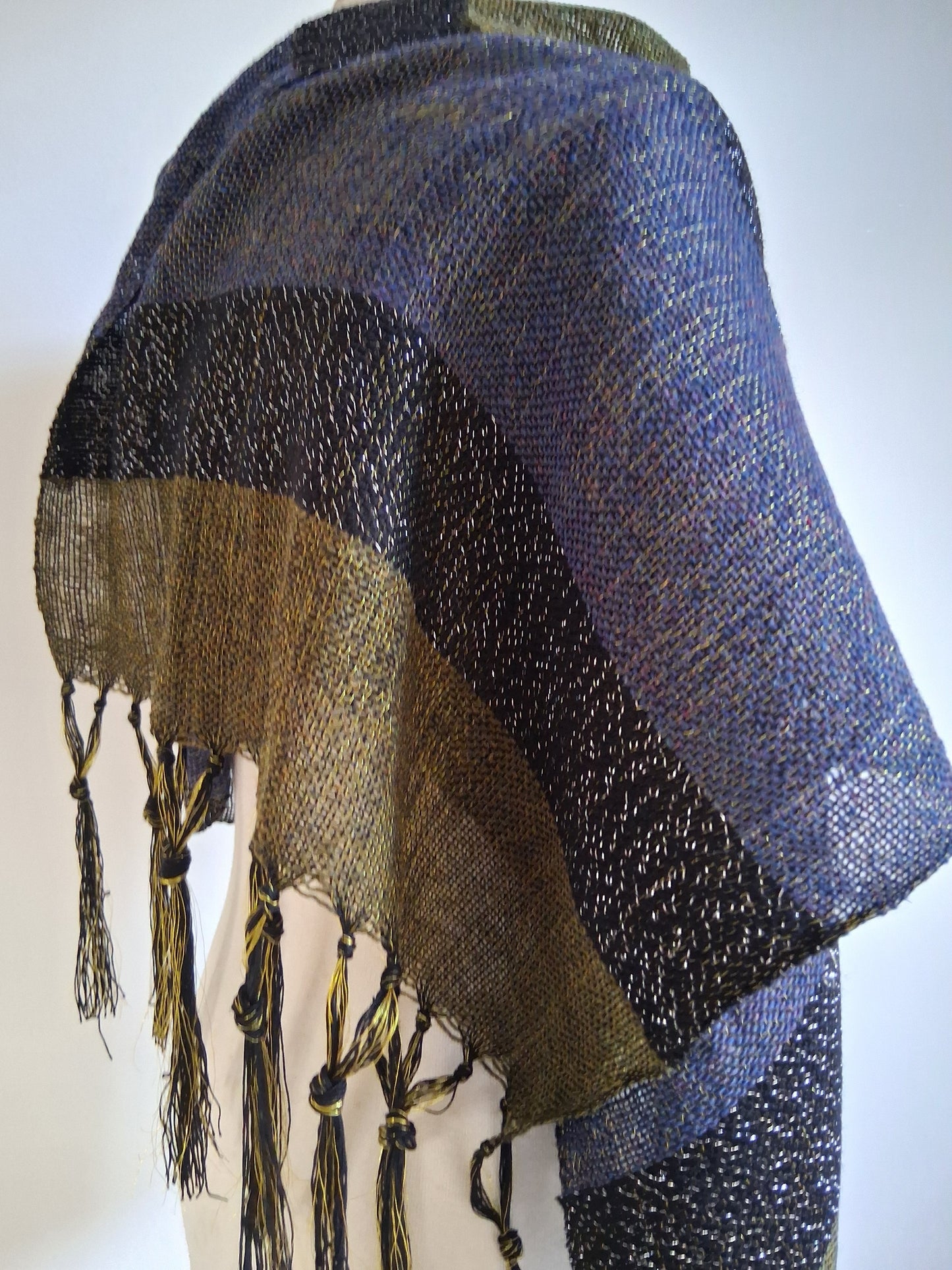 Cosmia Navy Khaki Wrap