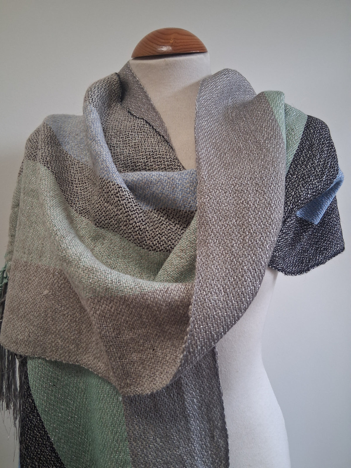 Irish Silver Mint Scarf