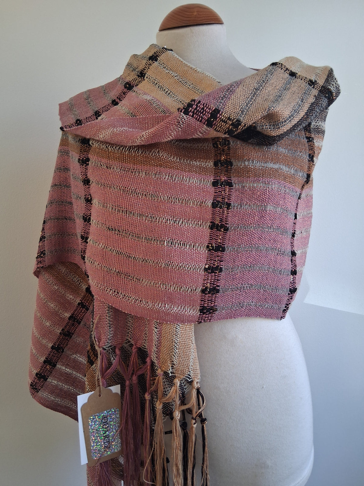 Rose Gold Caramel Pashmina