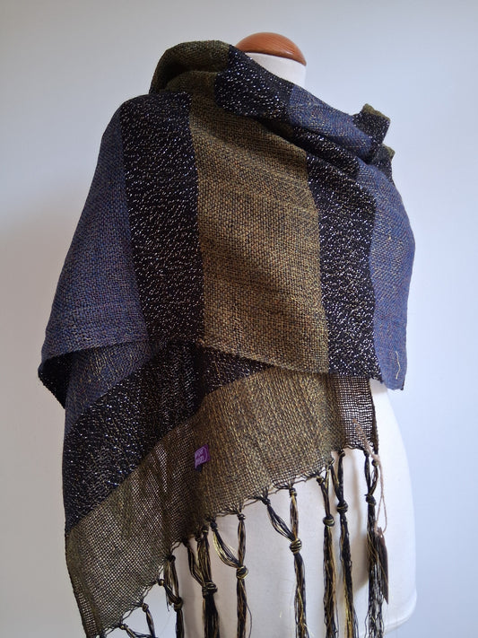 Cosmia Navy Khaki Wrap