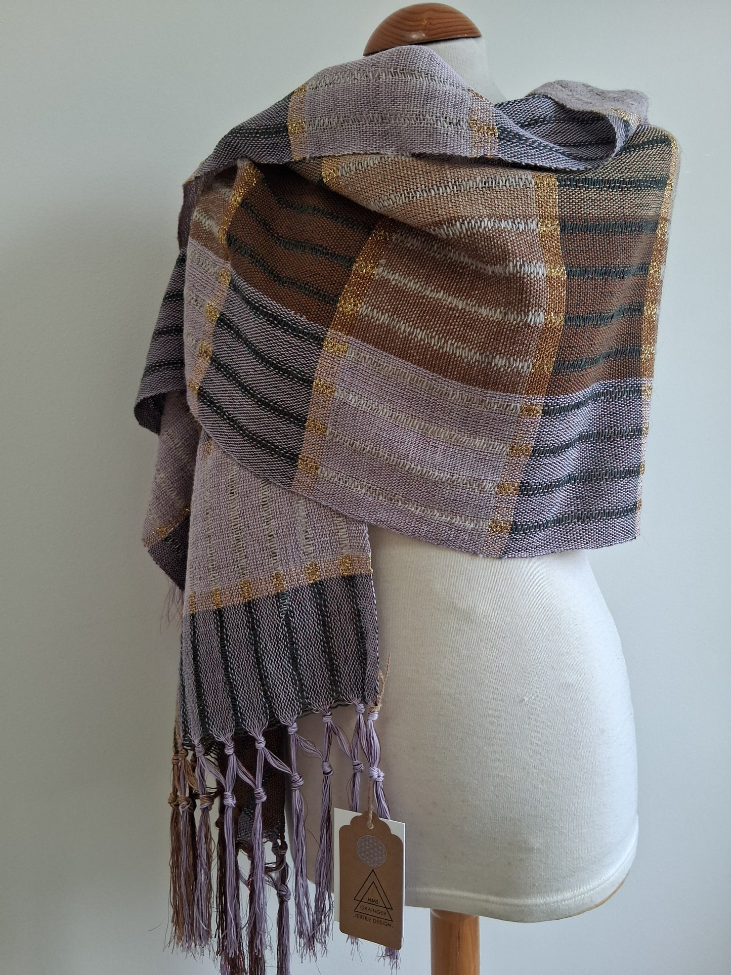 Golden Violet Mocha Wrap