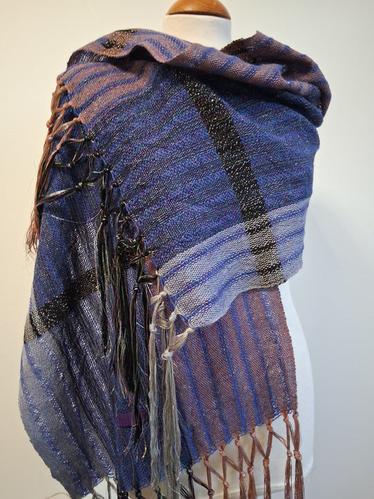 Navy Twist Opulent Wrap