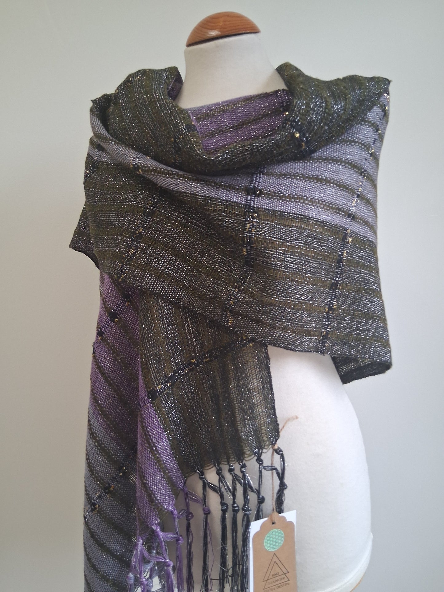 Irish Camouflage Violet Pashmina
