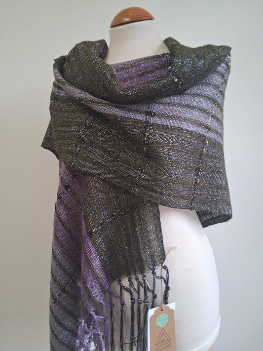 Irish Camouflage Violet Pashmina