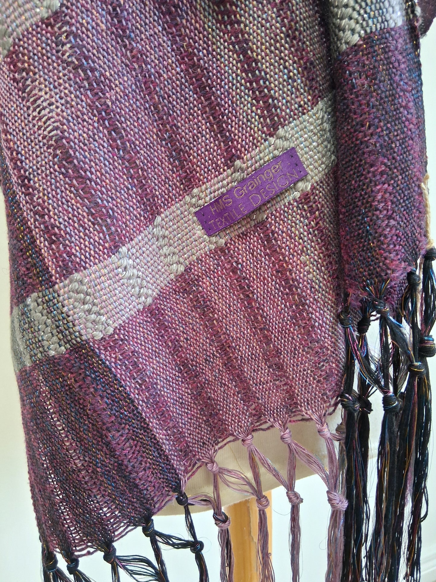 Deep Berry Silver Wrap