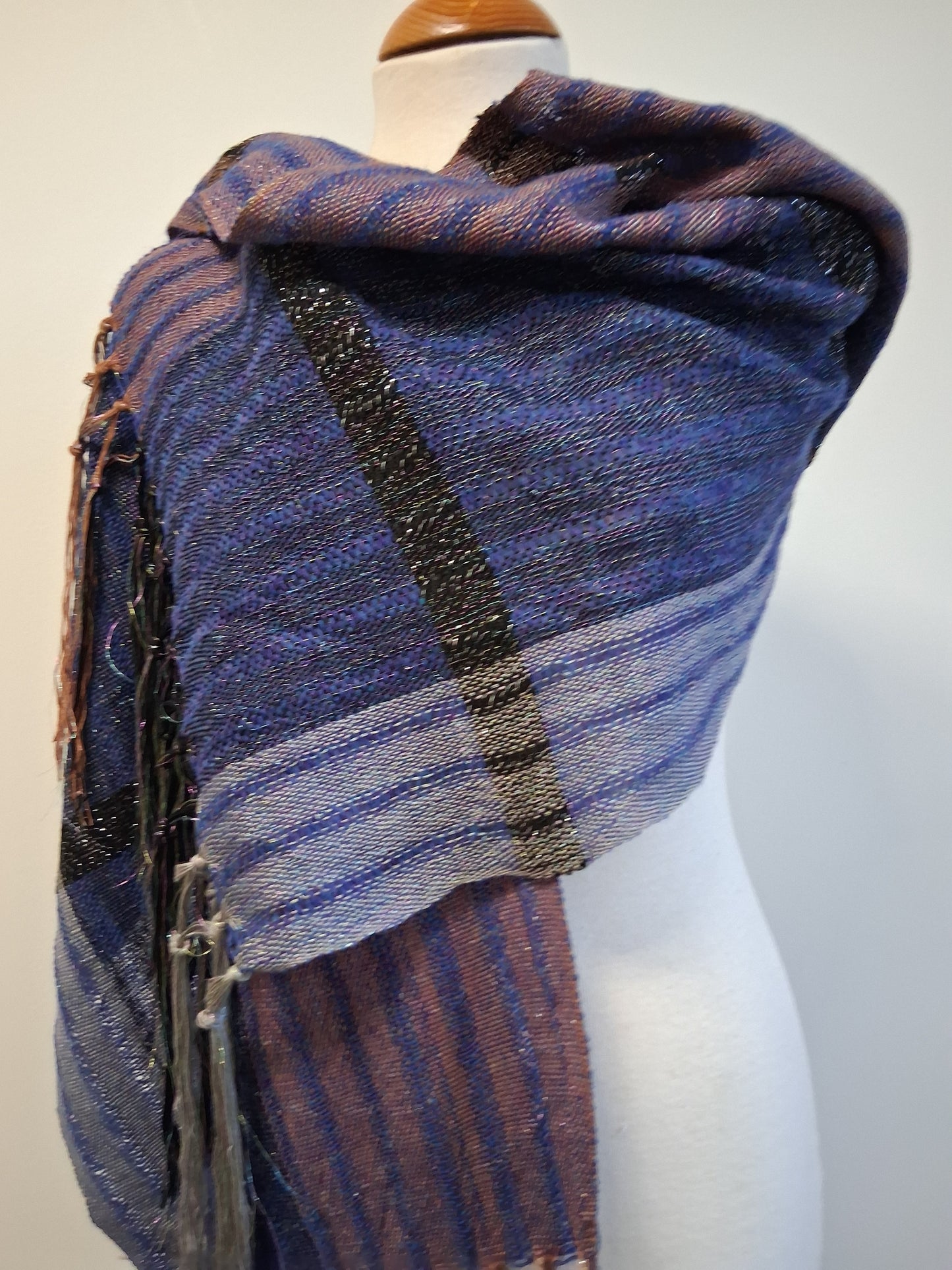 Navy Twist Opulent Wrap