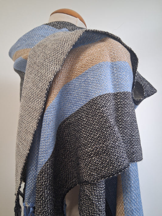 Irish Silver Sand Sea Scarf