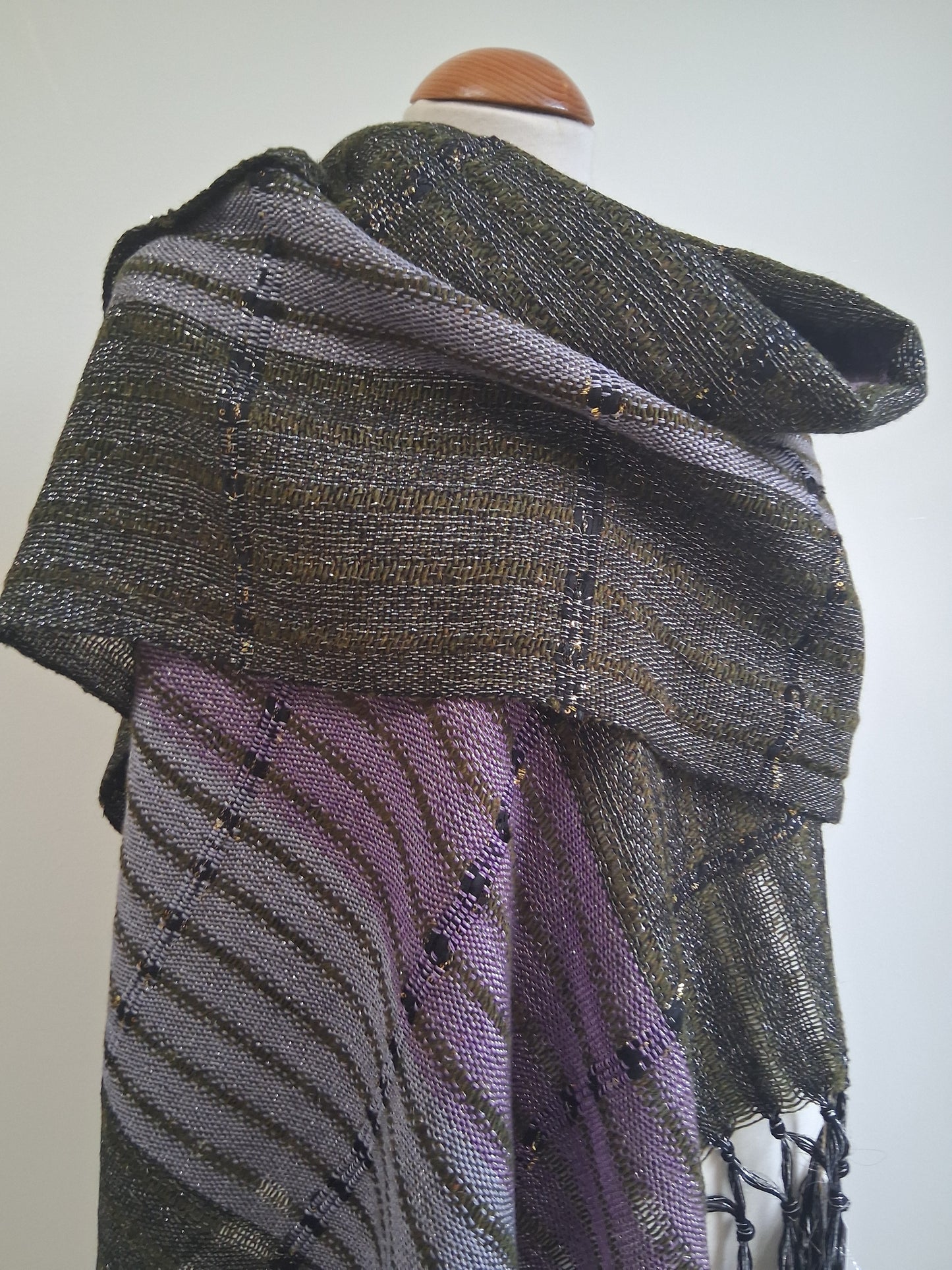 Irish Camouflage Violet Pashmina