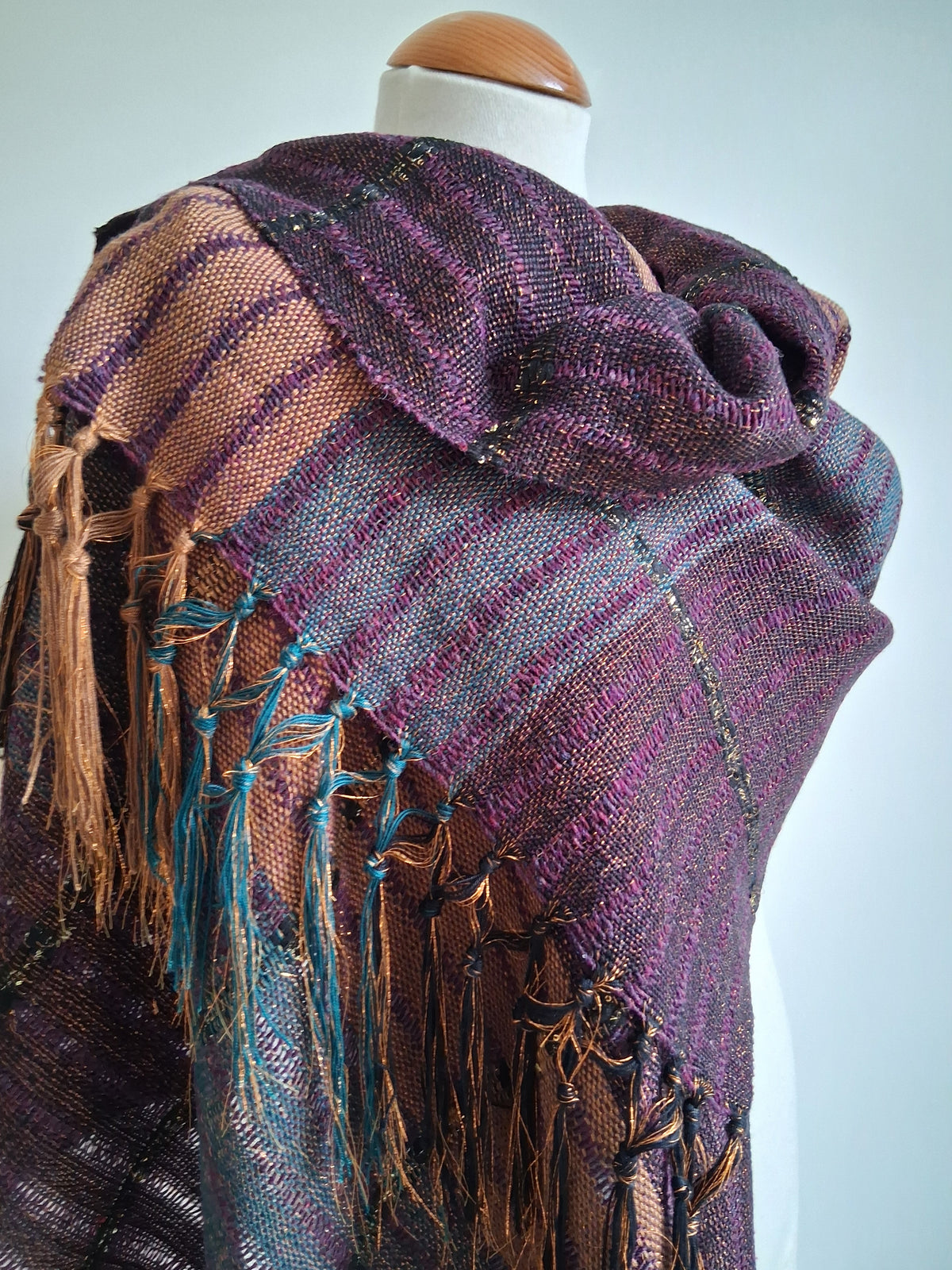 Irish Heather Teal Twist