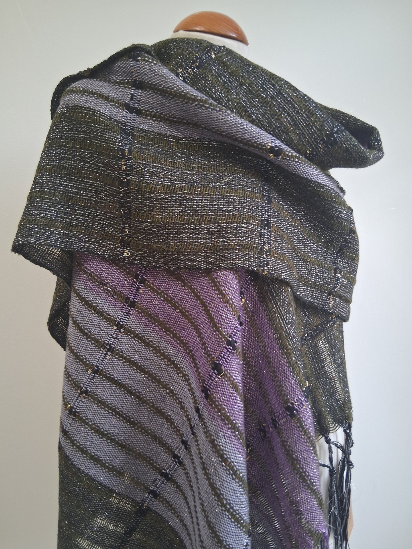 Irish Camouflage Violet Pashmina