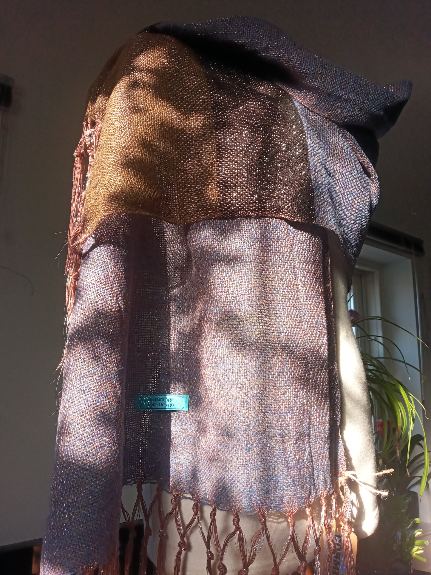 Denim Khaki Silver Wrap