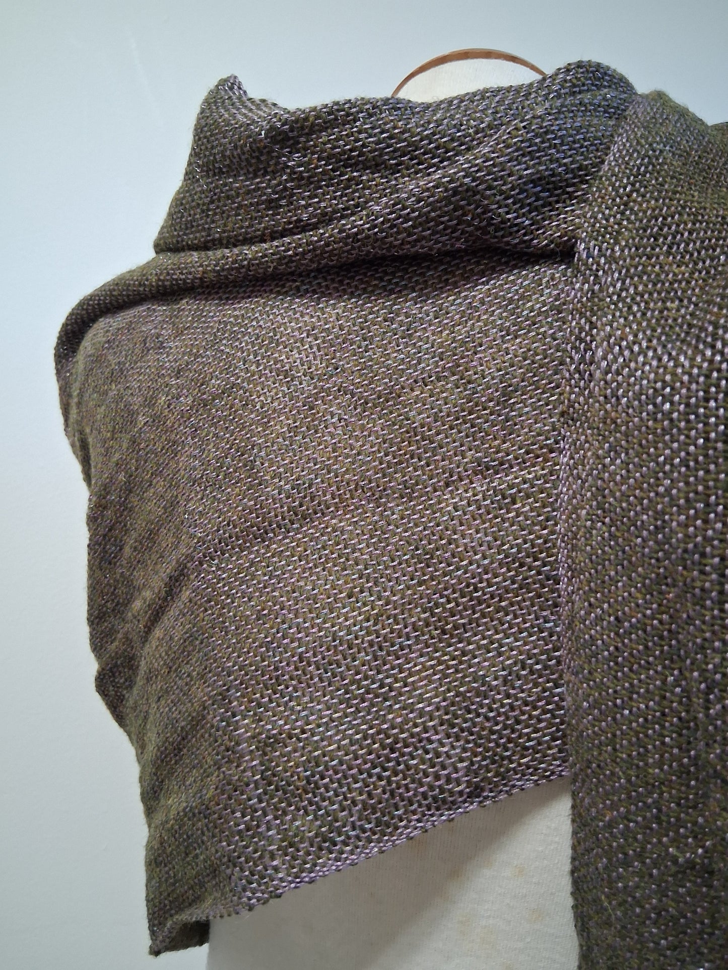Khaki Lavender Iridescent Wrap
