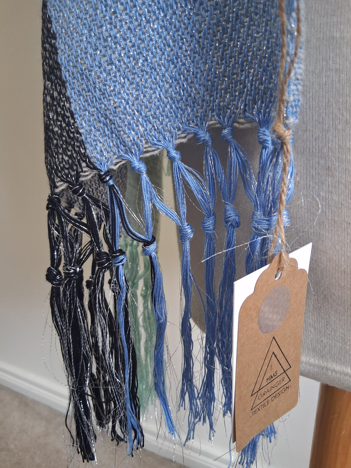 Irish Silver Aqua Mint Scarf