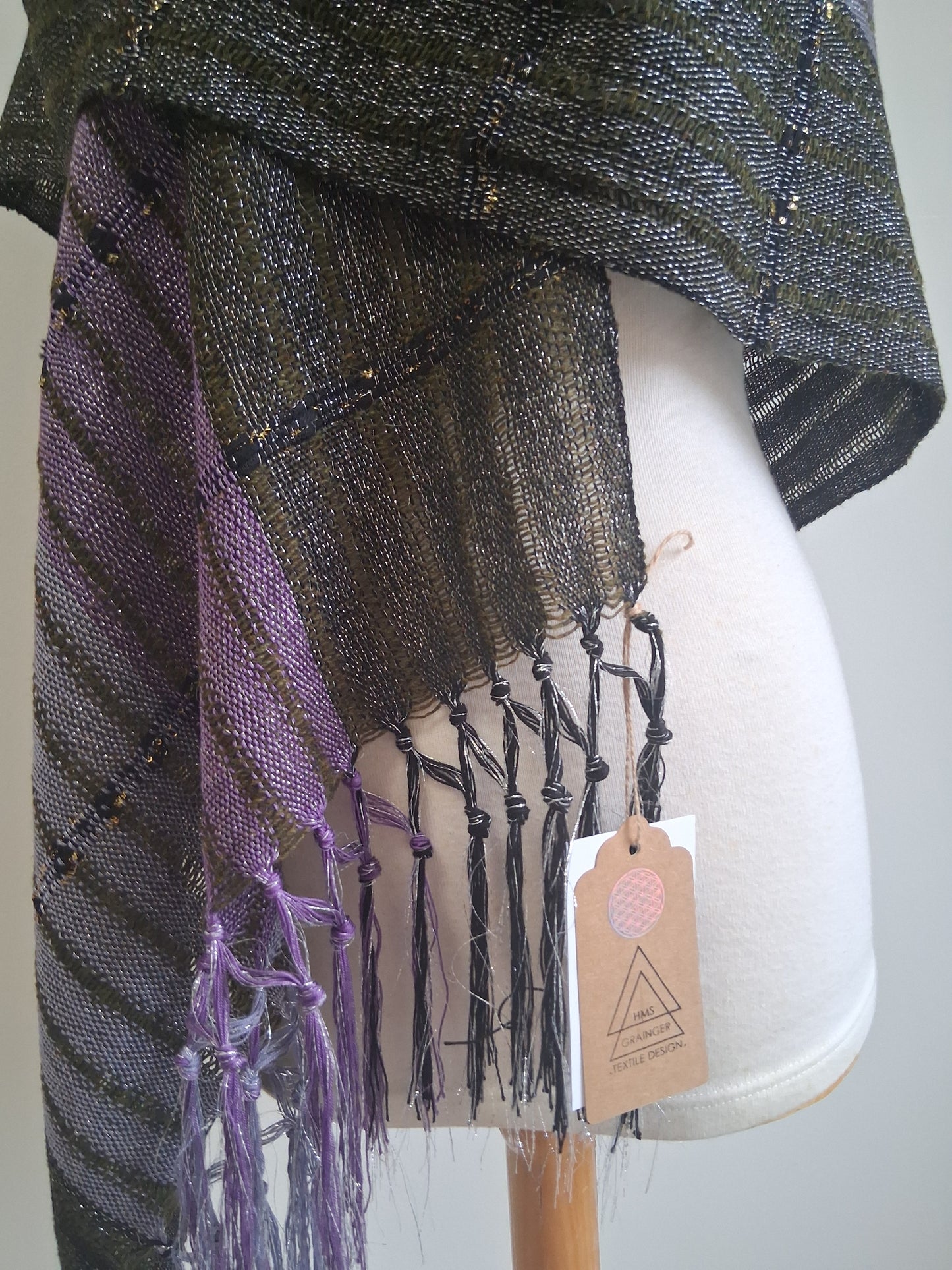 Irish Camouflage Violet Pashmina